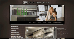 Desktop Screenshot of meble-kropkowski.pl