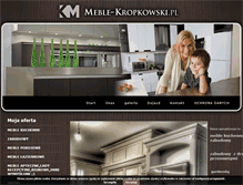 Tablet Screenshot of meble-kropkowski.pl
